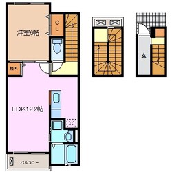 阿倉川駅 徒歩9分 3階の物件間取画像